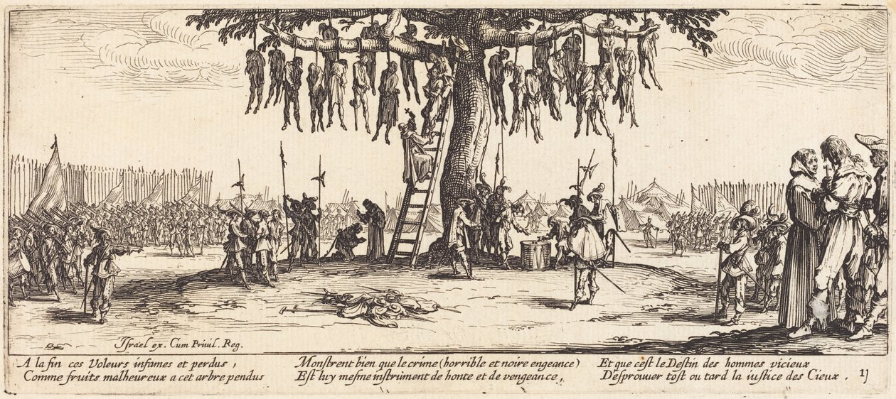 Wisielec autorstwa Jacques Callot