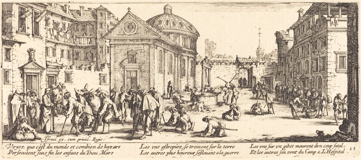 Szpital autorstwa Jacques Callot