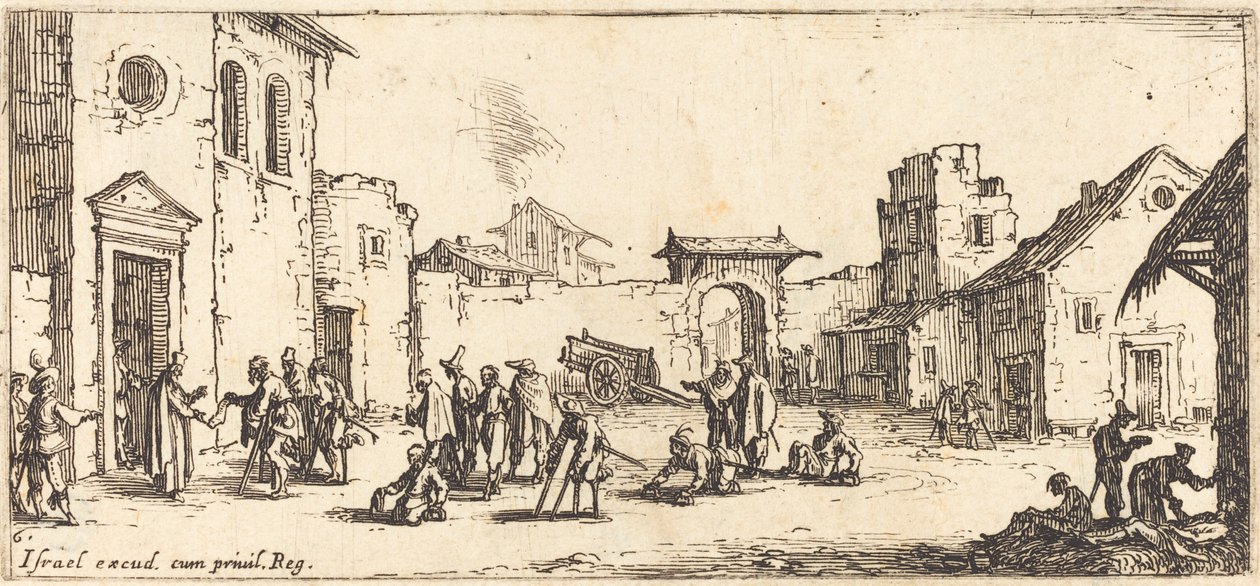 Szpital autorstwa Jacques Callot