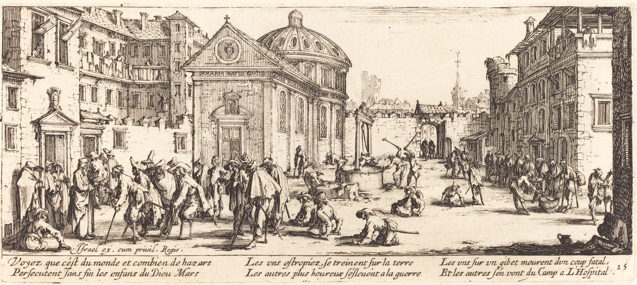 Szpital autorstwa Jacques Callot