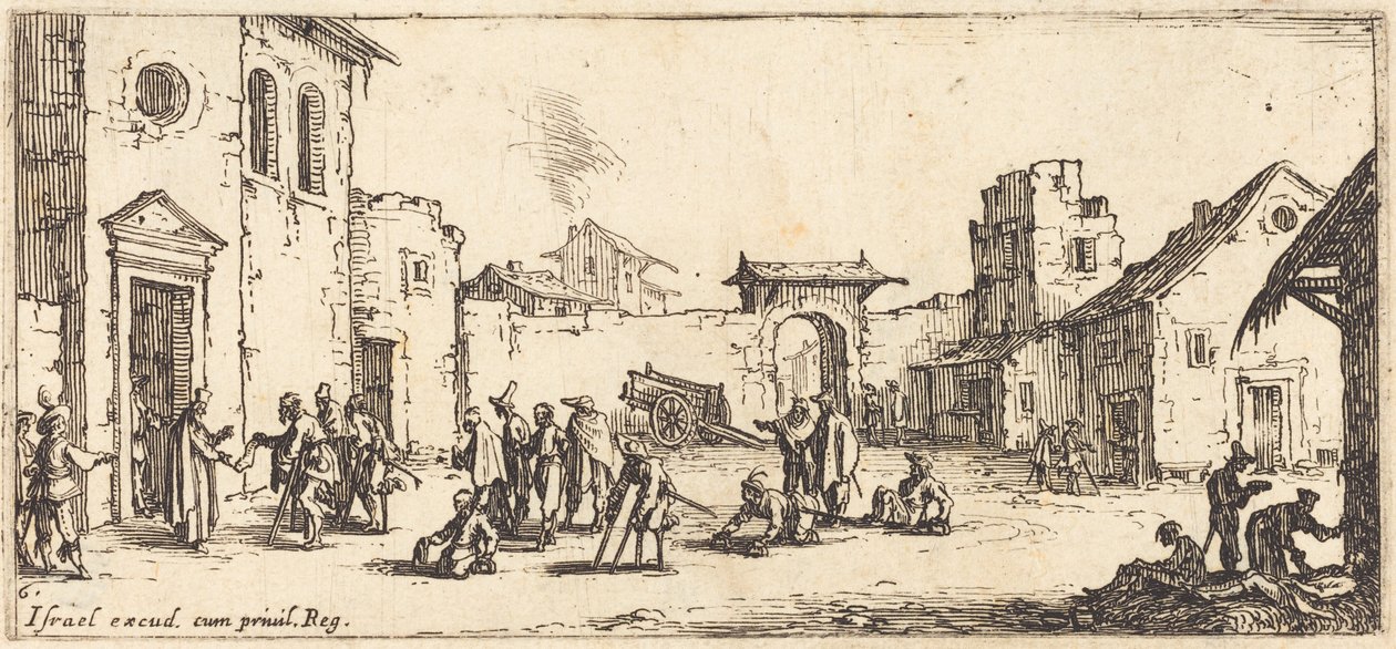 Szpital autorstwa Jacques Callot
