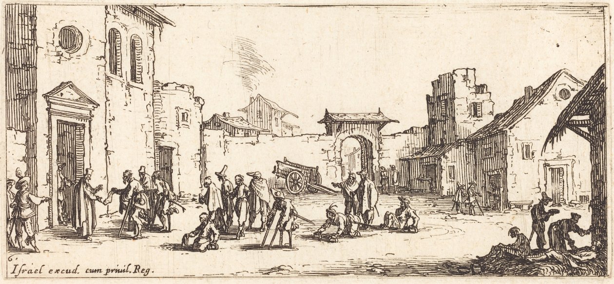Szpital autorstwa Jacques Callot