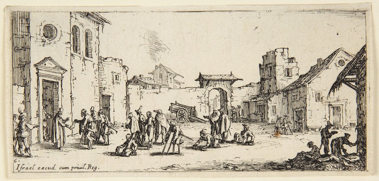 Szpital autorstwa Jacques Callot