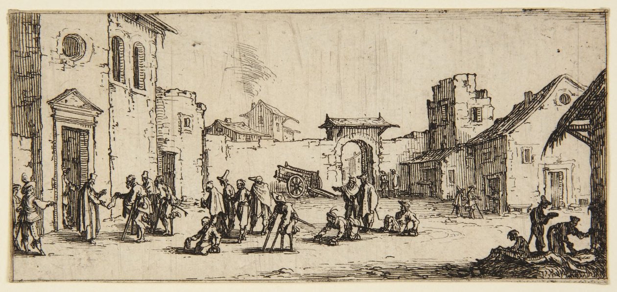Szpital autorstwa Jacques Callot