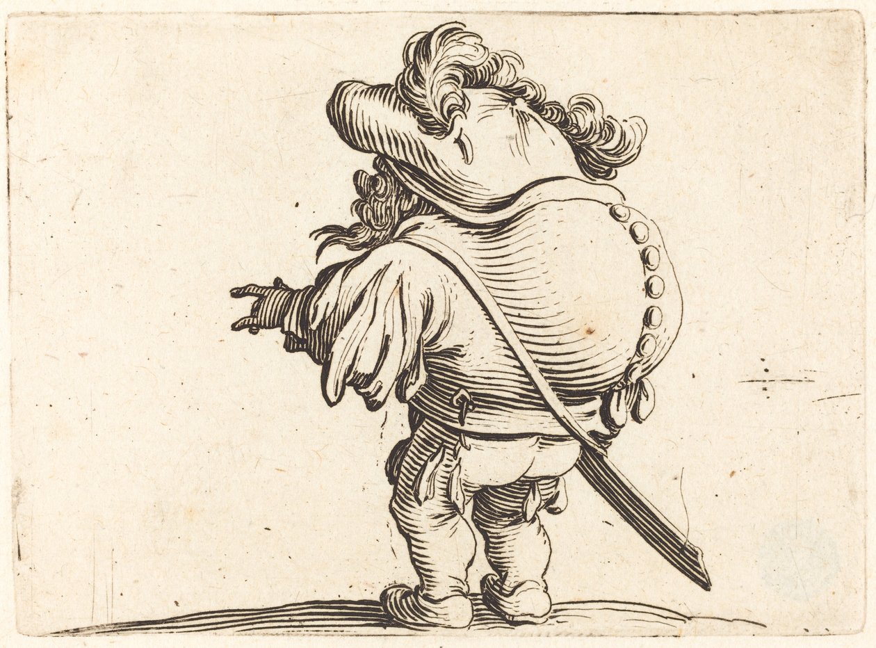 Dzwonnik w Pierzastej Czapce autorstwa Jacques Callot
