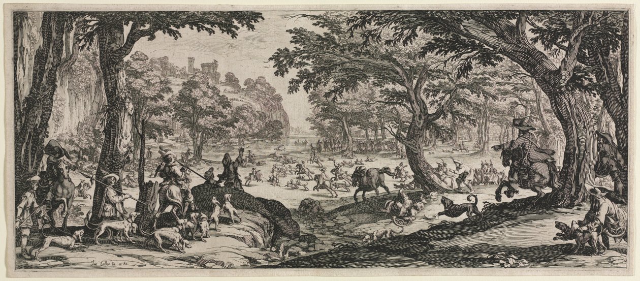 Wielkie polowanie autorstwa Jacques Callot