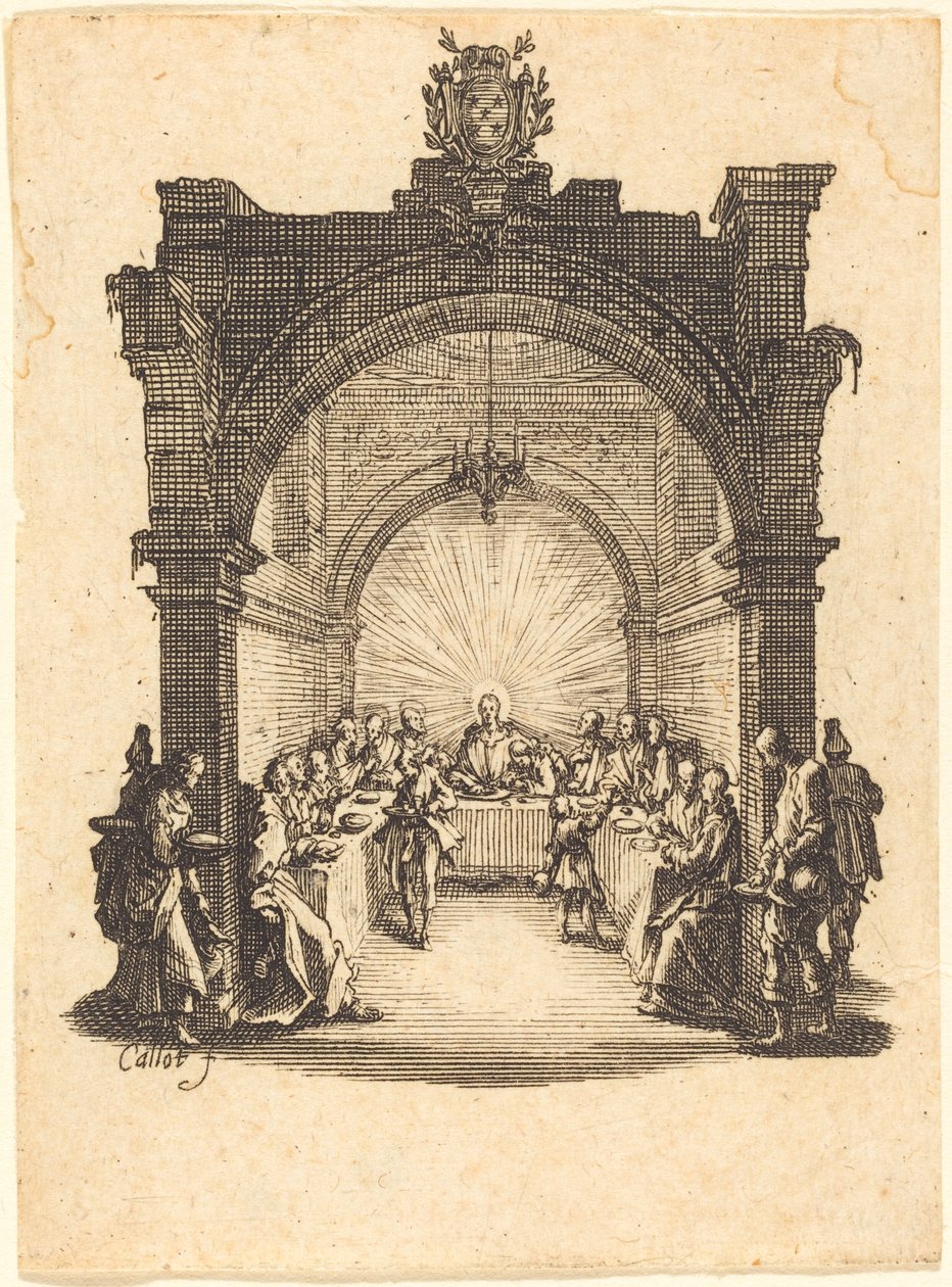 Ostatnia Wieczerza autorstwa Jacques Callot