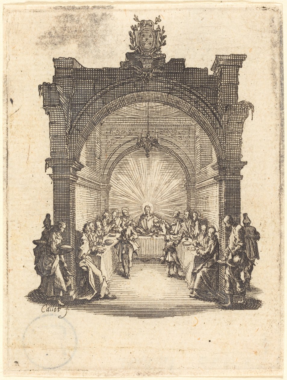 Ostatnia Wieczerza autorstwa Jacques Callot