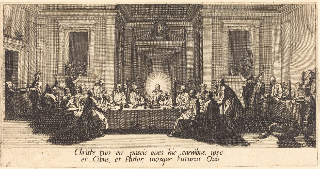 Ostatnia Wieczerza autorstwa Jacques Callot