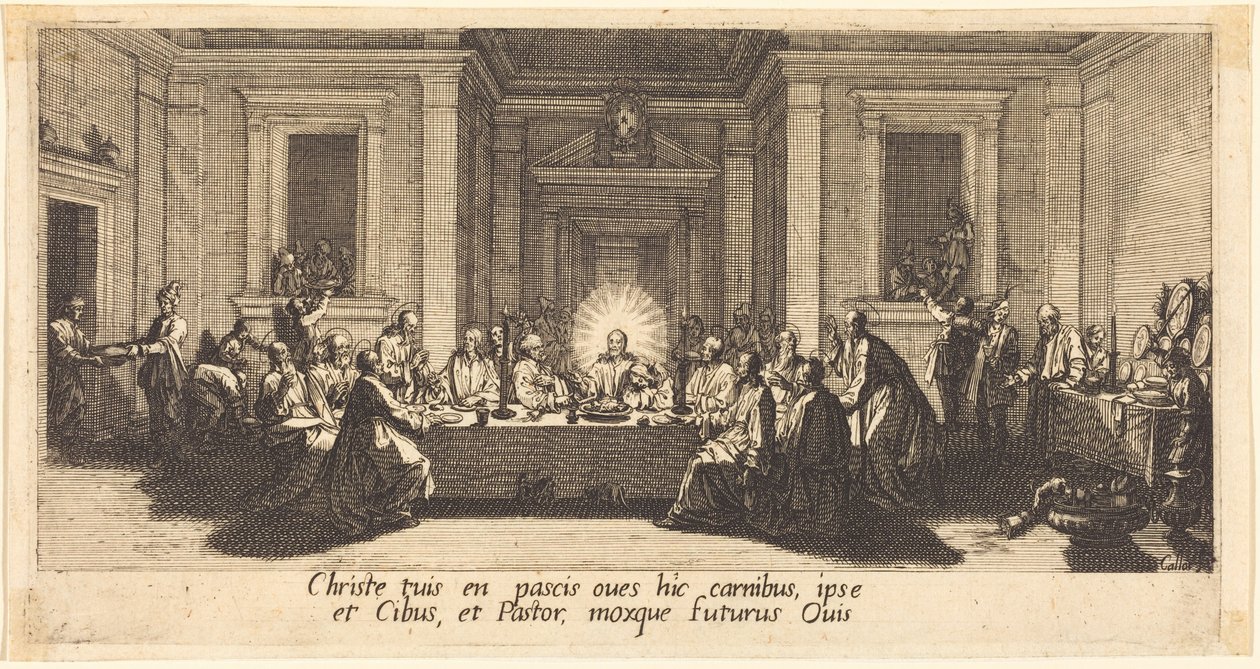 Ostatnia Wieczerza autorstwa Jacques Callot