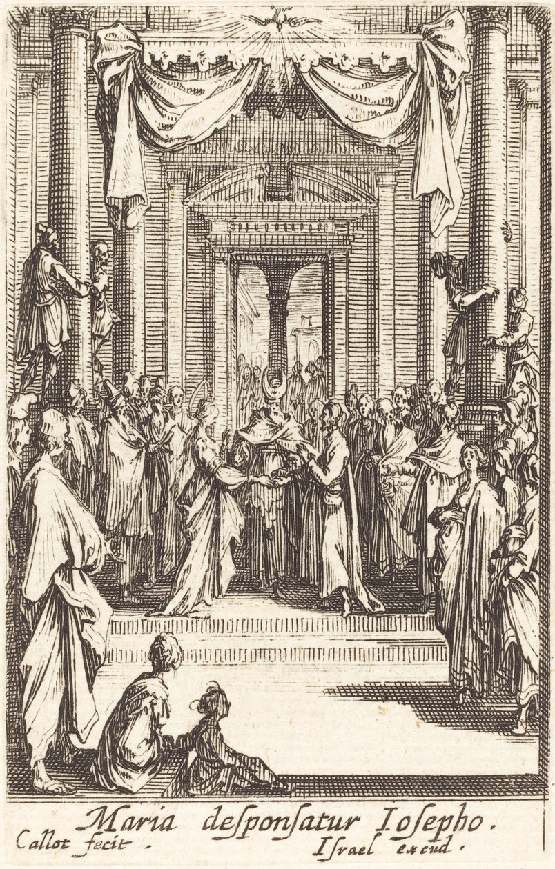 Małżeństwo Dziewicy autorstwa Jacques Callot
