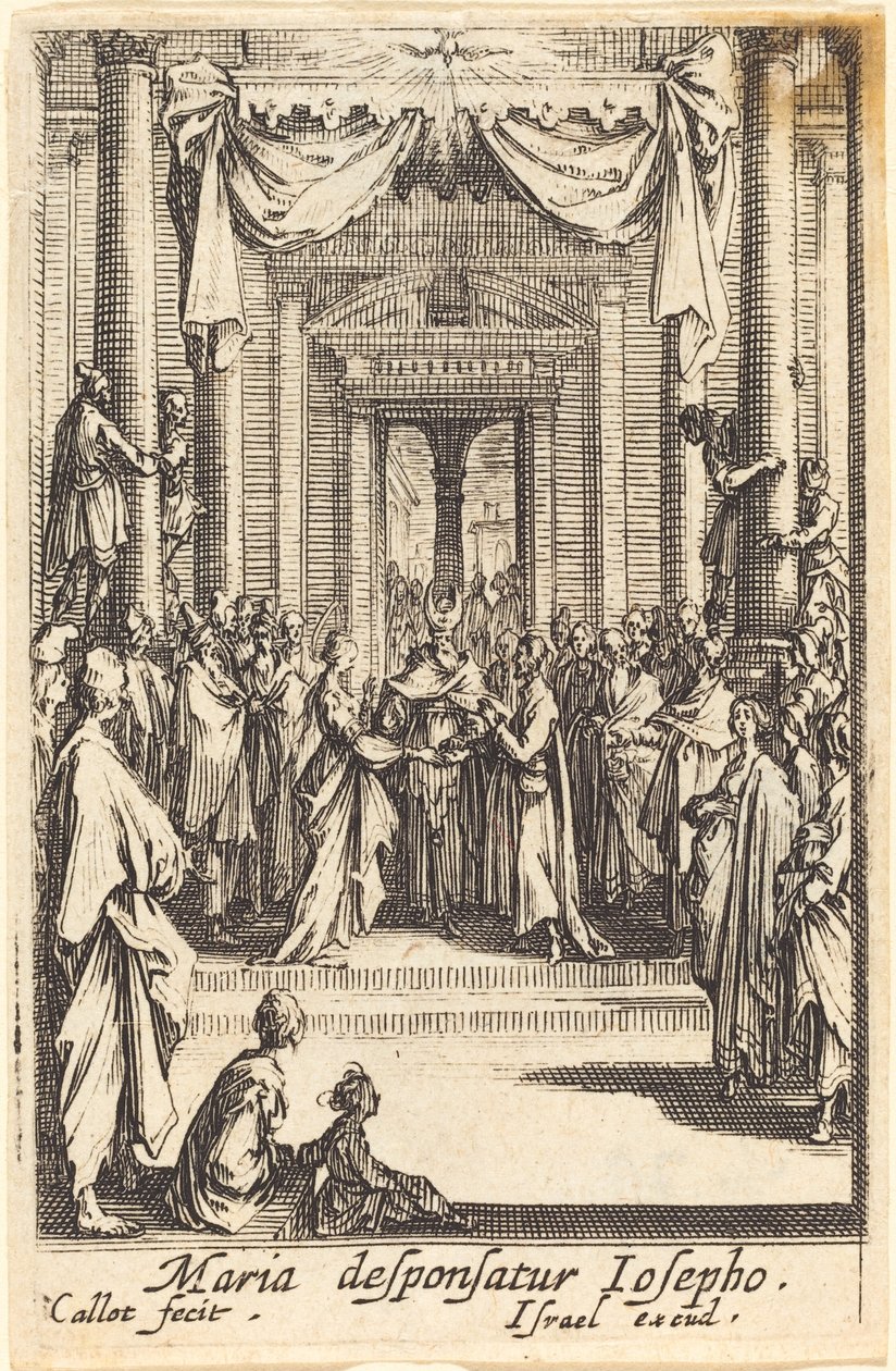Małżeństwo Dziewicy autorstwa Jacques Callot