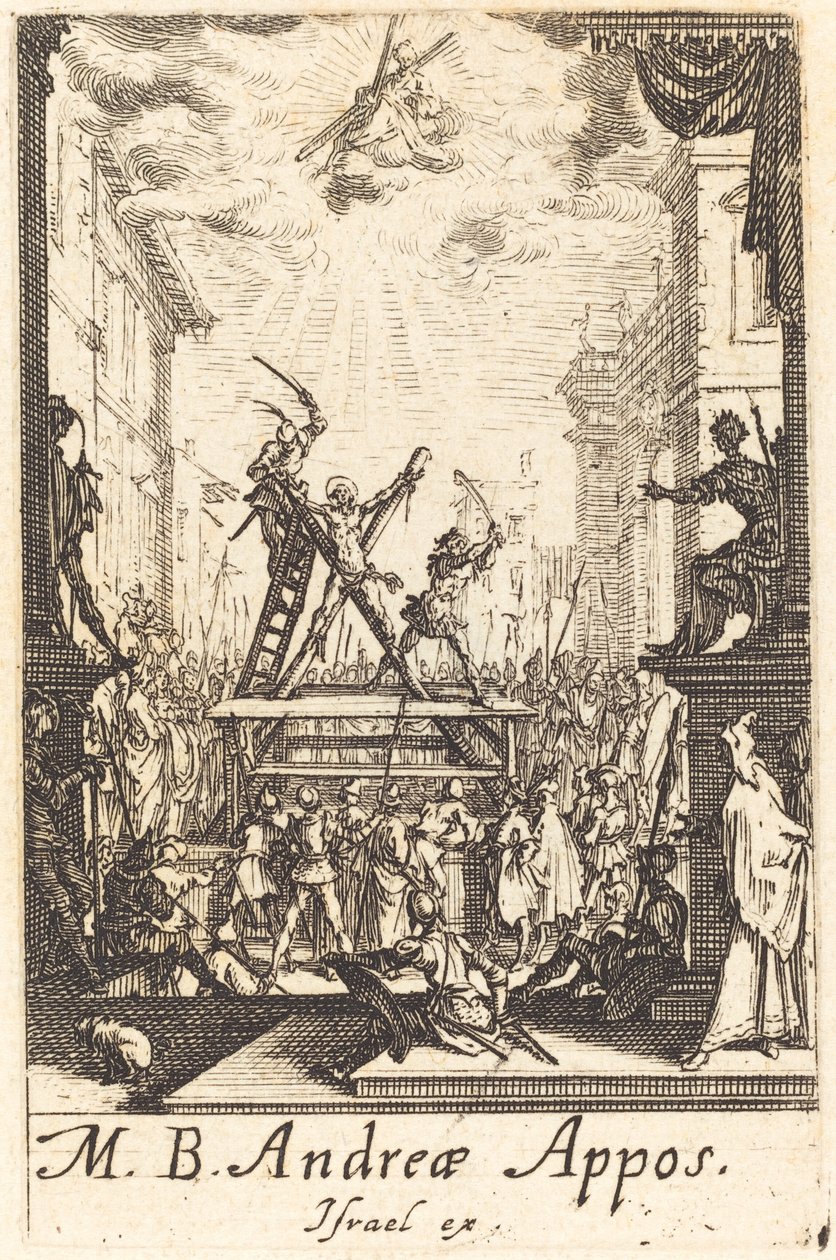 Męczeństwo św. Andrzeja autorstwa Jacques Callot