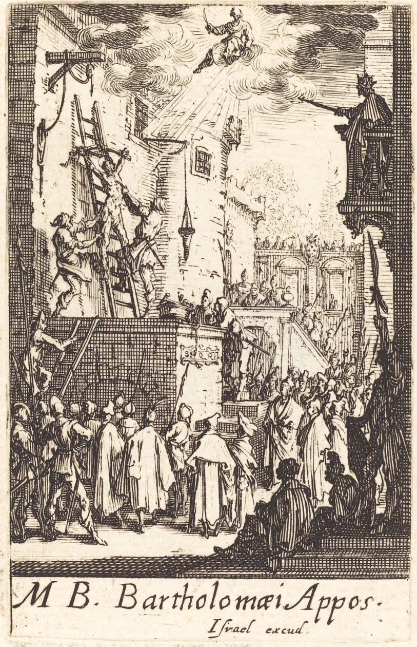 Męczeństwo św. Bartłomieja autorstwa Jacques Callot