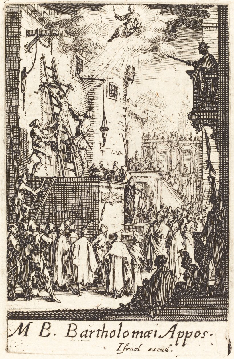 Męczeństwo św. Bartłomieja autorstwa Jacques Callot