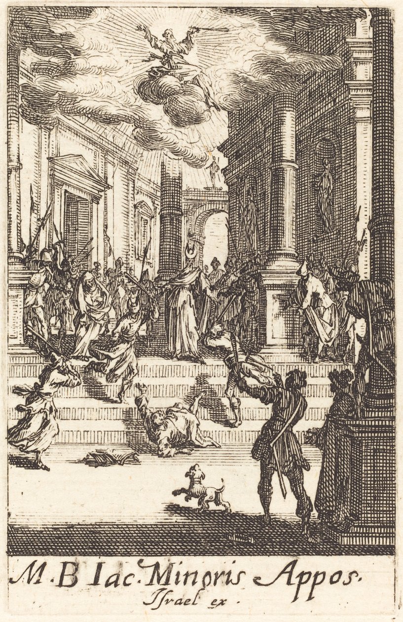 Męczeństwo św. 16341635. autorstwa Jacques Callot