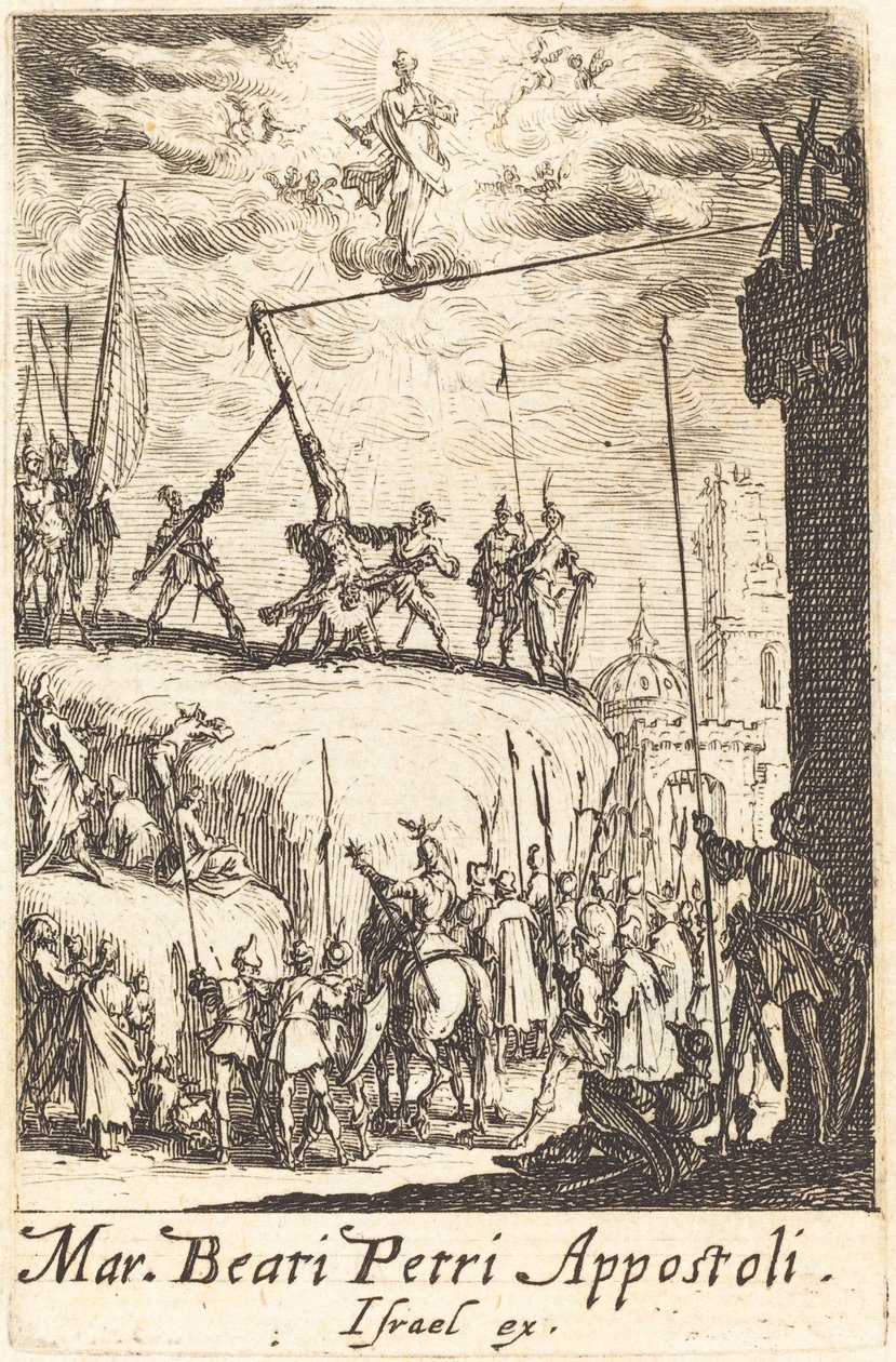 Męczeństwo św. Piotra autorstwa Jacques Callot
