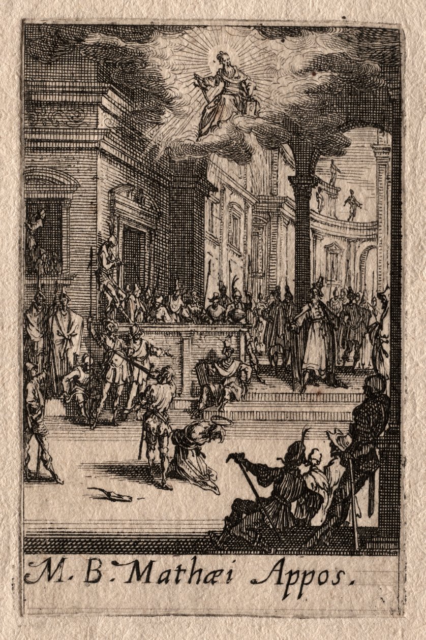 Męczeństwo Apostołów: Św. Mateusz autorstwa Jacques Callot