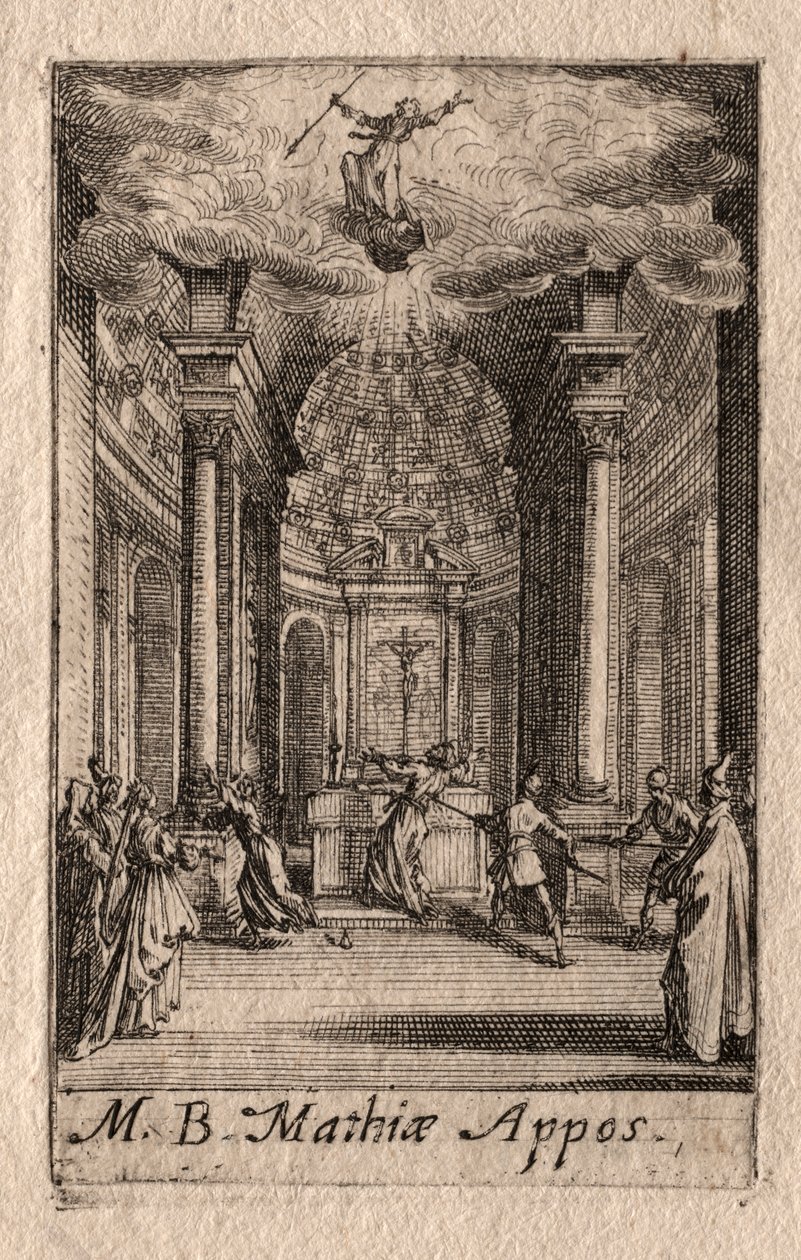 Męczeństwo Apostołów: Św. Maciej autorstwa Jacques Callot