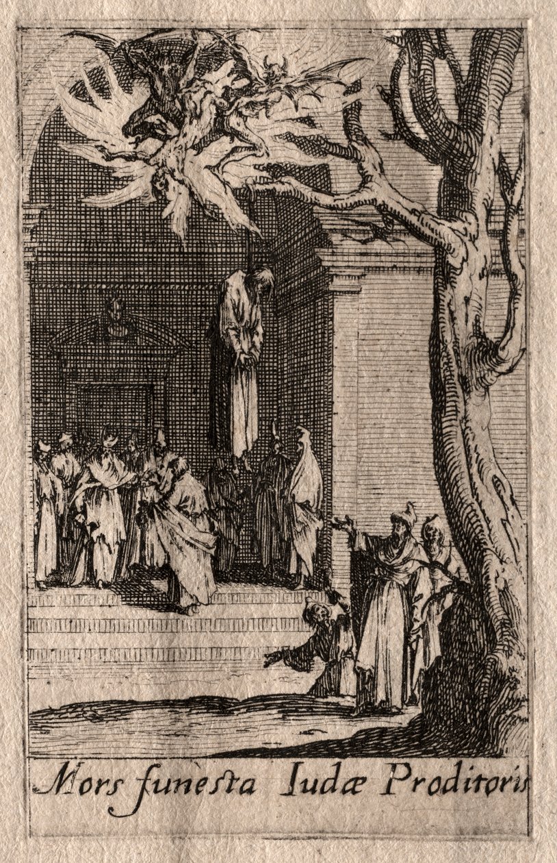 Męczeństwo apostołów: śmierć Judasza autorstwa Jacques Callot