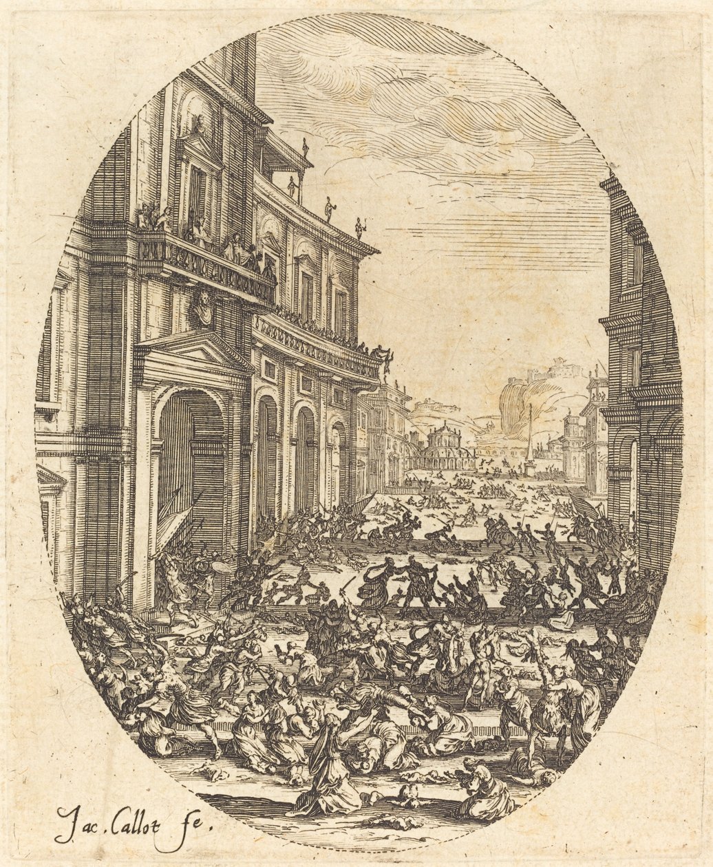 Masakra Niewinnych autorstwa Jacques Callot
