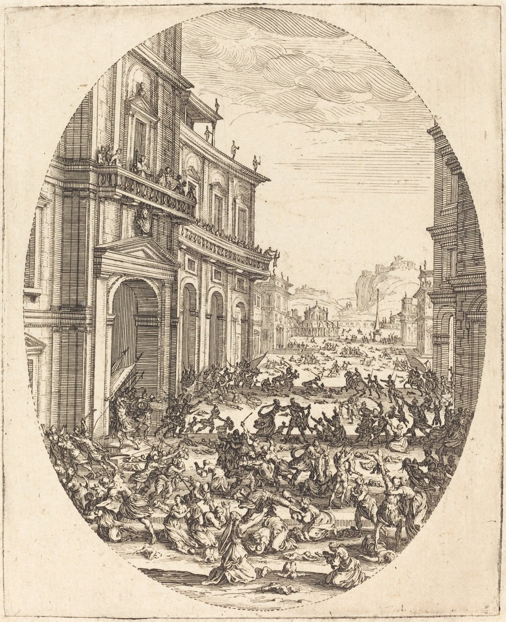 Masakra Niewinnych autorstwa Jacques Callot