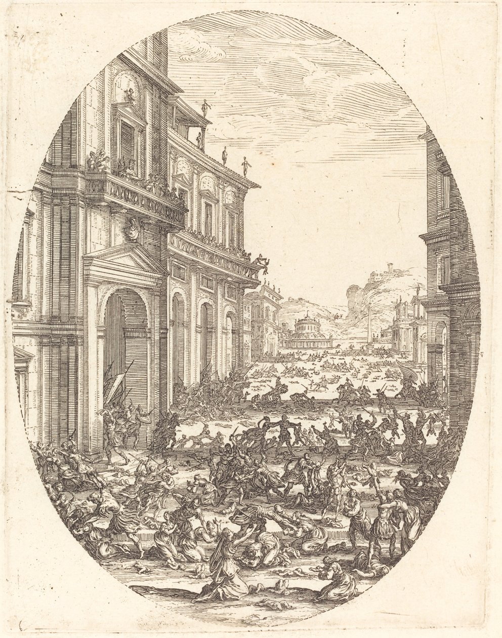Masakra Niewinnych autorstwa Jacques Callot