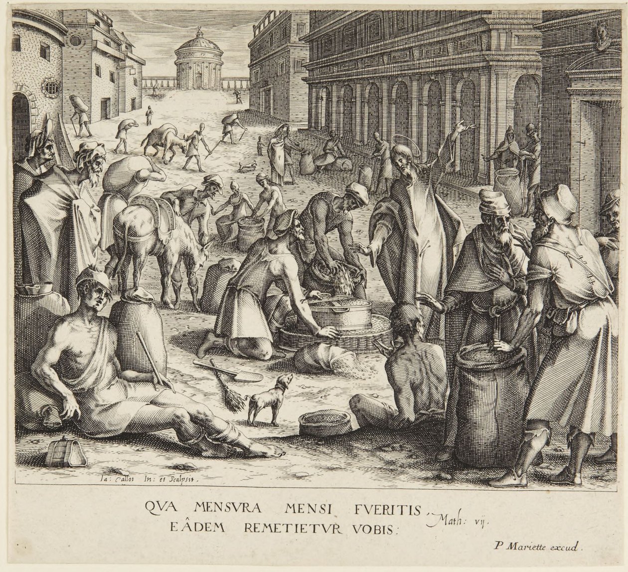 Miernicy zboża autorstwa Jacques Callot