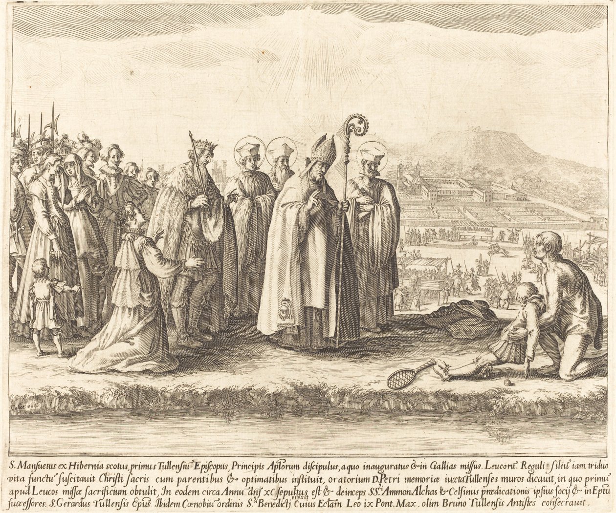 Cud św. Mansuy autorstwa Jacques Callot