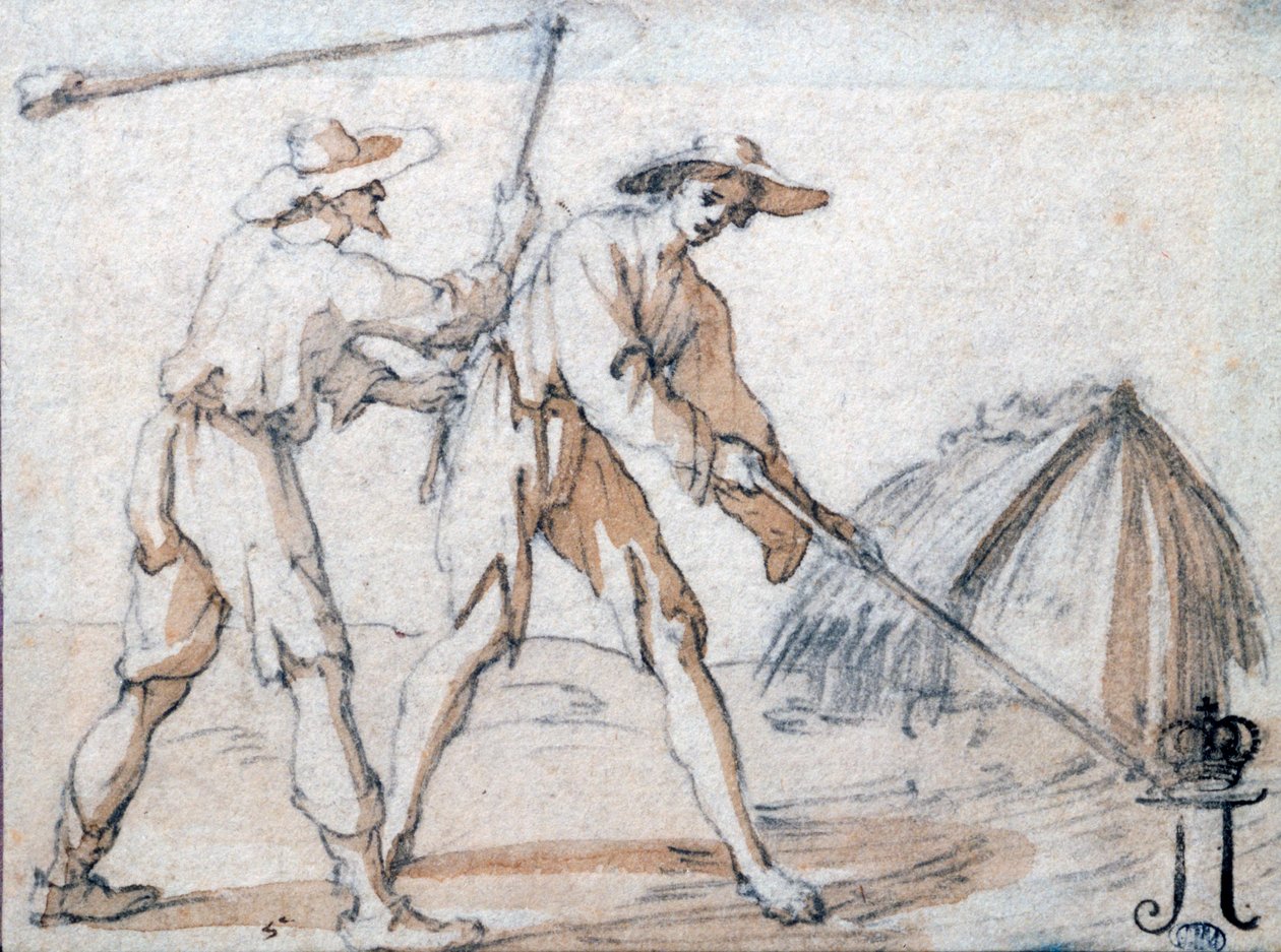 Praca Usta, c1592-1635 autorstwa Jacques Callot