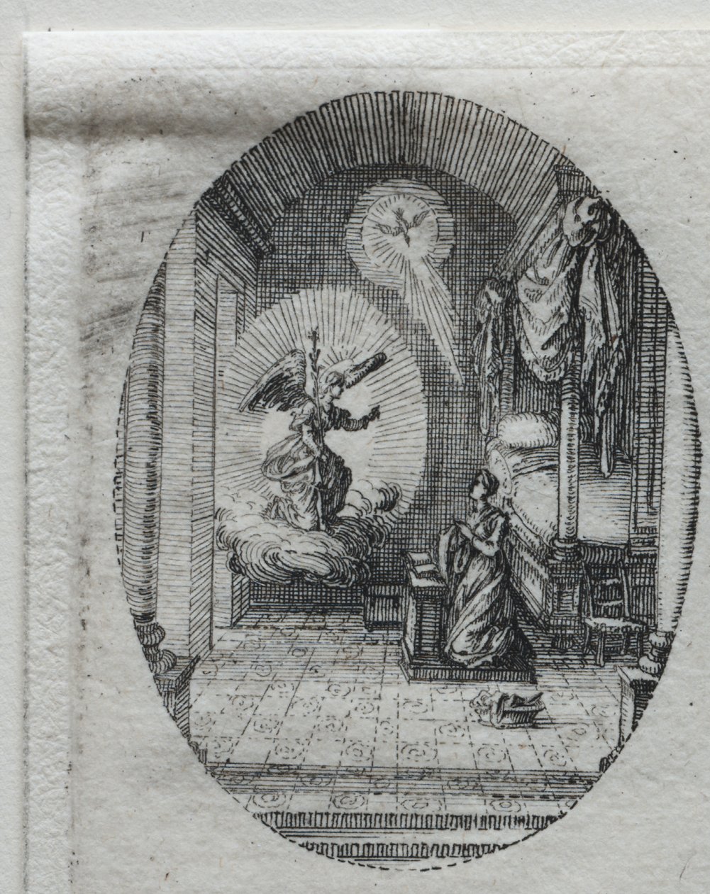 Tajemnice męki: Zwiastowanie autorstwa Jacques Callot