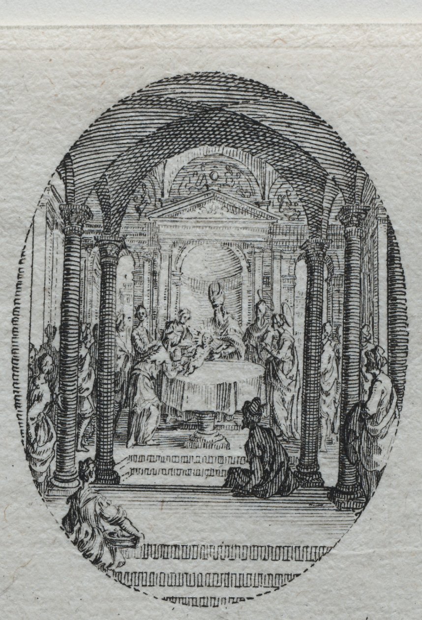 Tajemnice męki: obrzezanie. autorstwa Jacques Callot