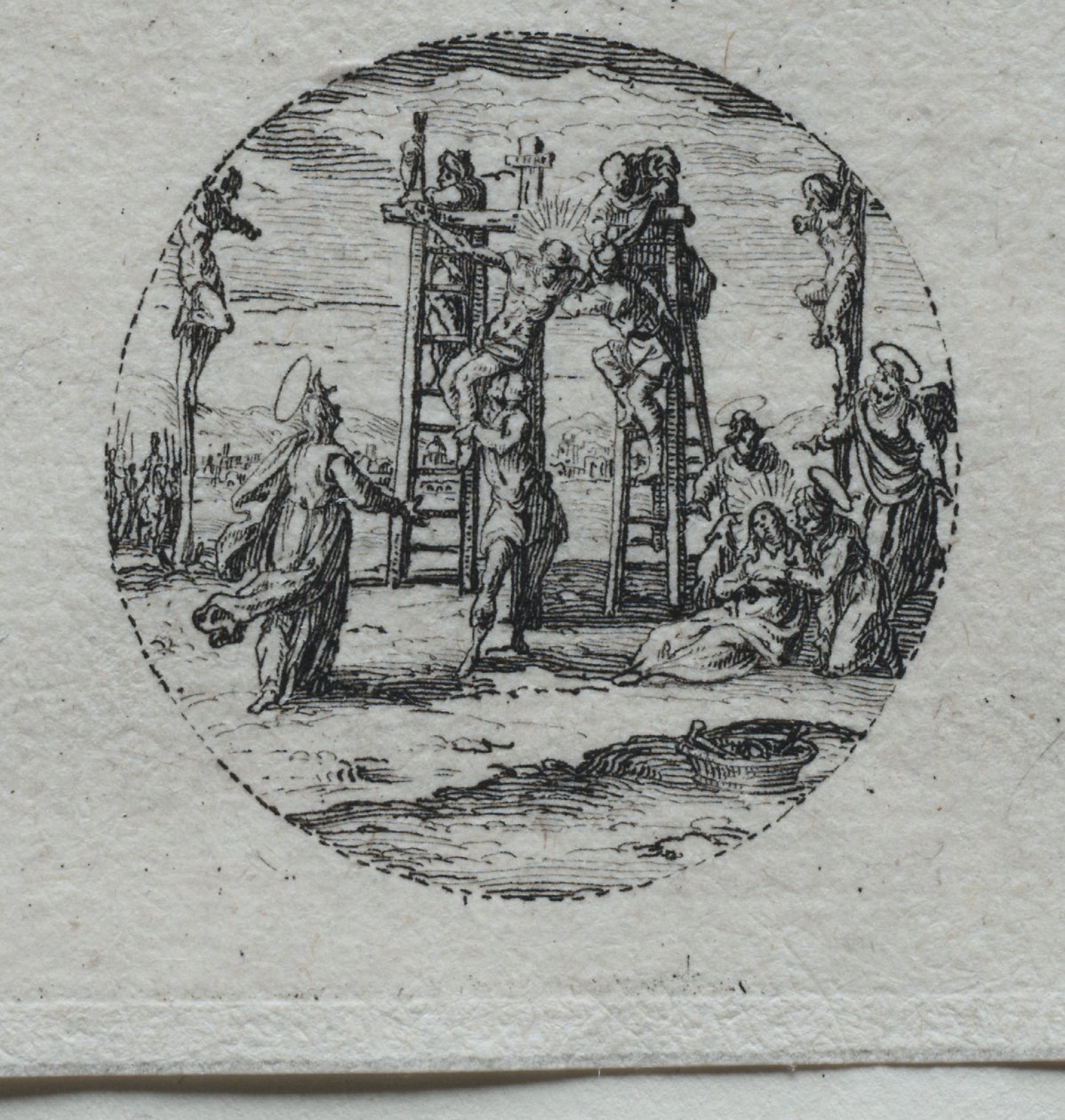 Tajemnice męki: Ukrzyżowanie autorstwa Jacques Callot