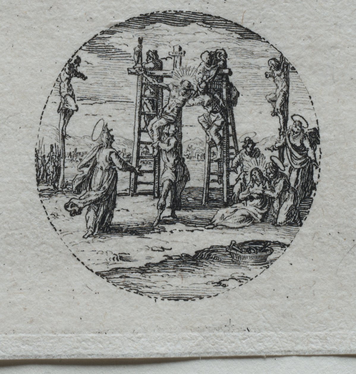 Tajemnice męki: Ukrzyżowanie. autorstwa Jacques Callot