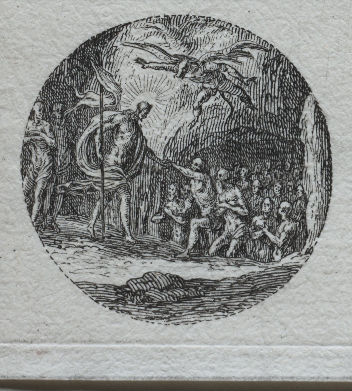 Tajemnice męki: Zejście do otchłani. autorstwa Jacques Callot