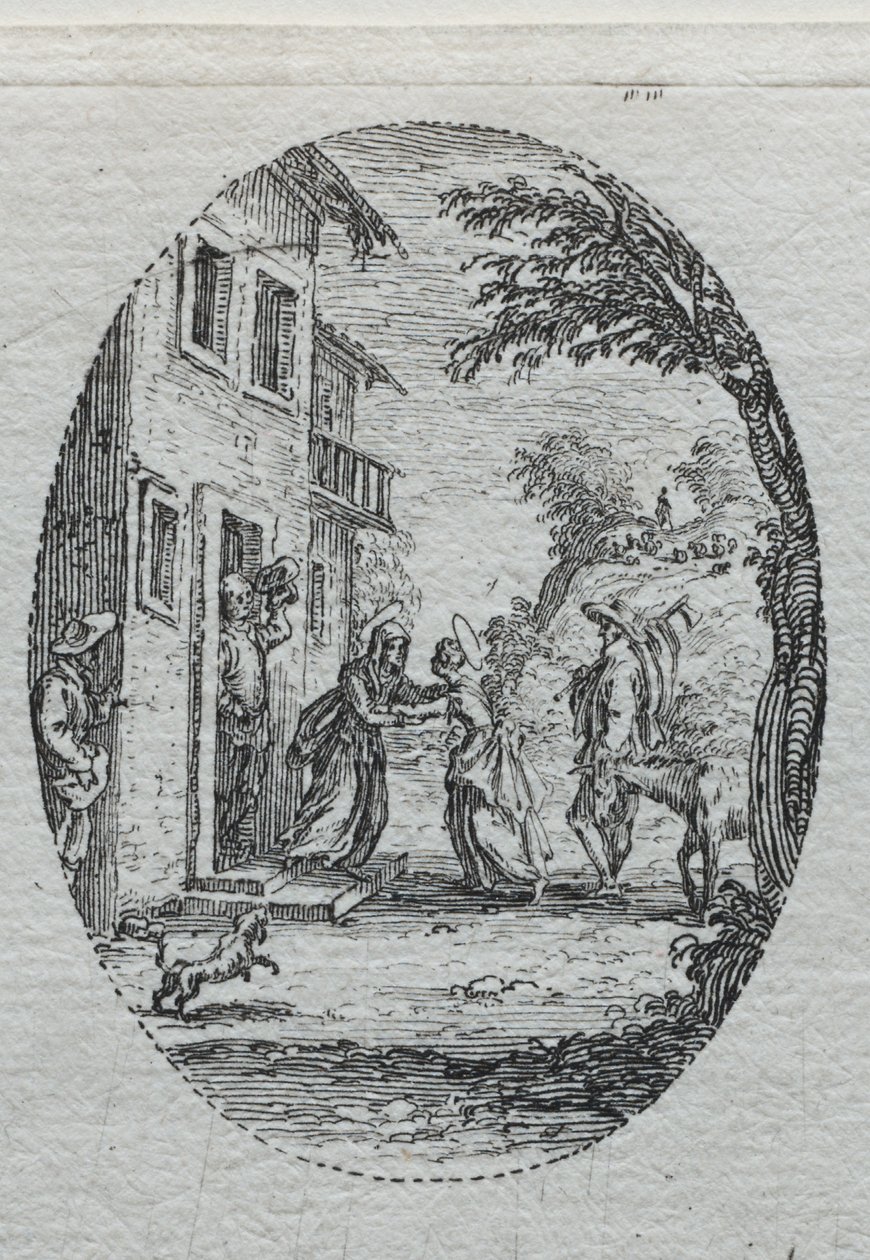 Tajemnice Męki Pańskiej: Nawiedzenie. autorstwa Jacques Callot