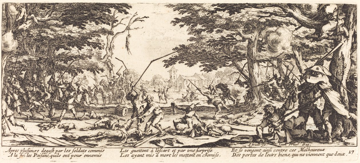 Chłopi sami się pomszczą autorstwa Jacques Callot