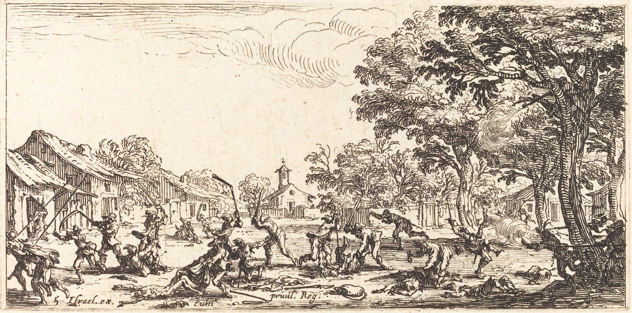 Zemsta chłopów autorstwa Jacques Callot