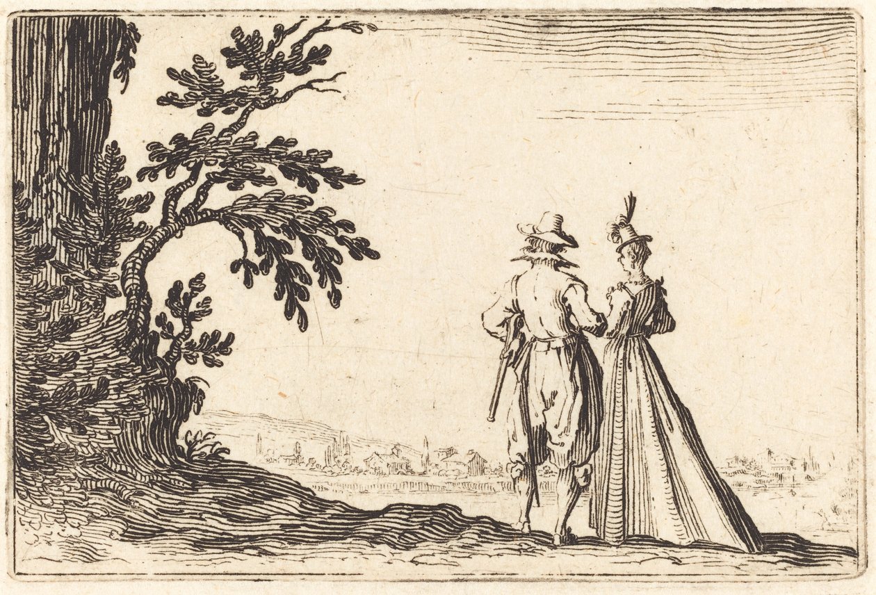 Promenada autorstwa Jacques Callot