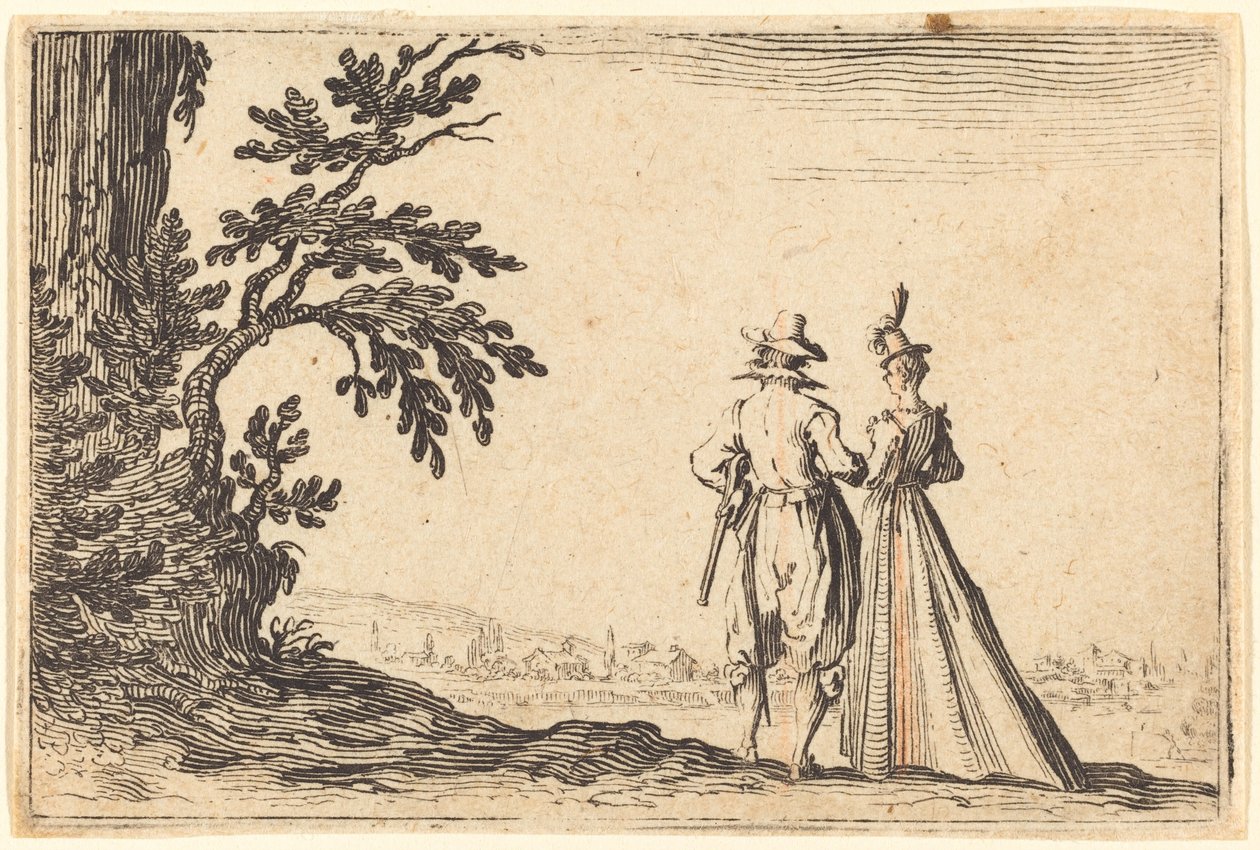 Promenada autorstwa Jacques Callot