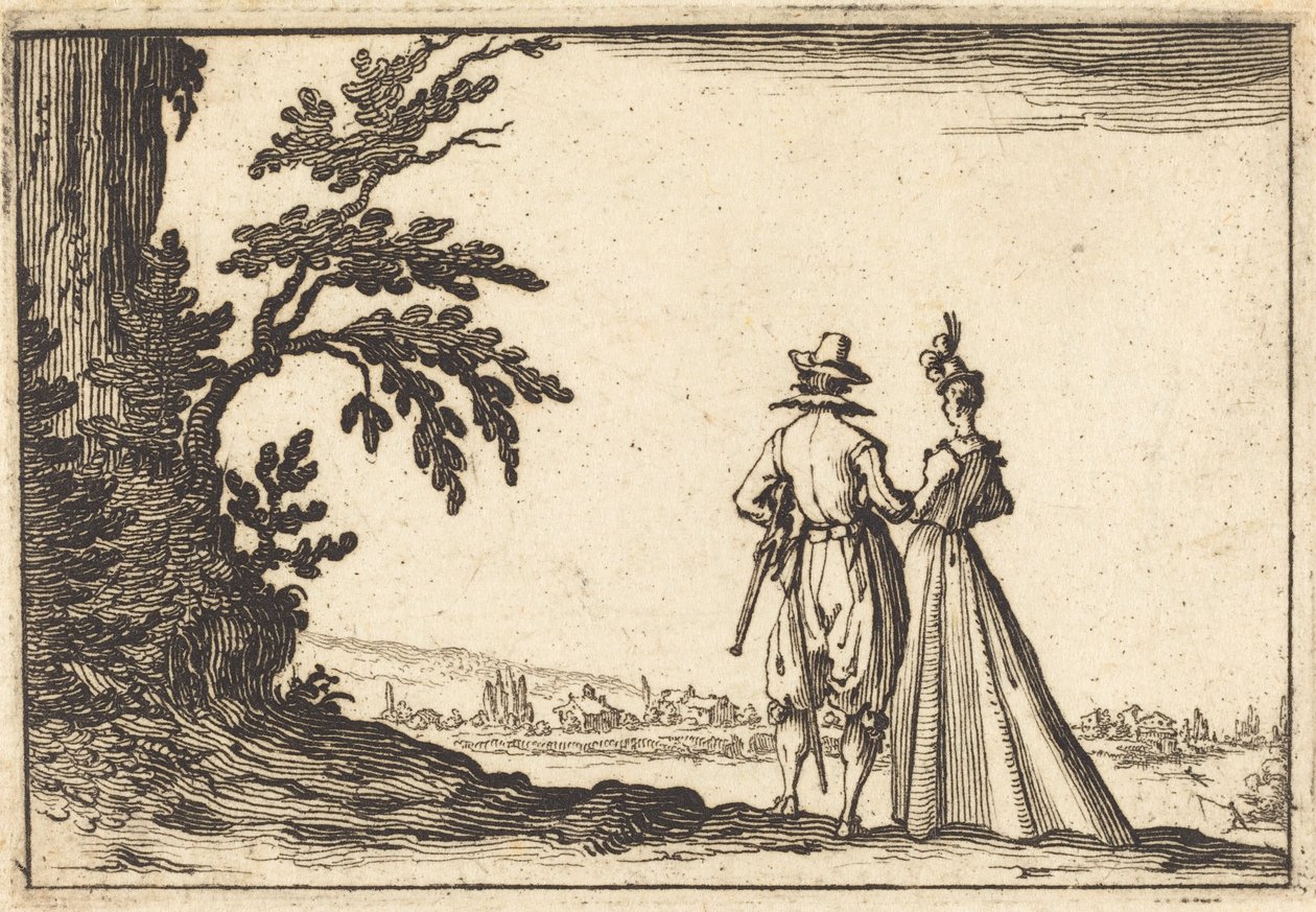 Promenada autorstwa Jacques Callot