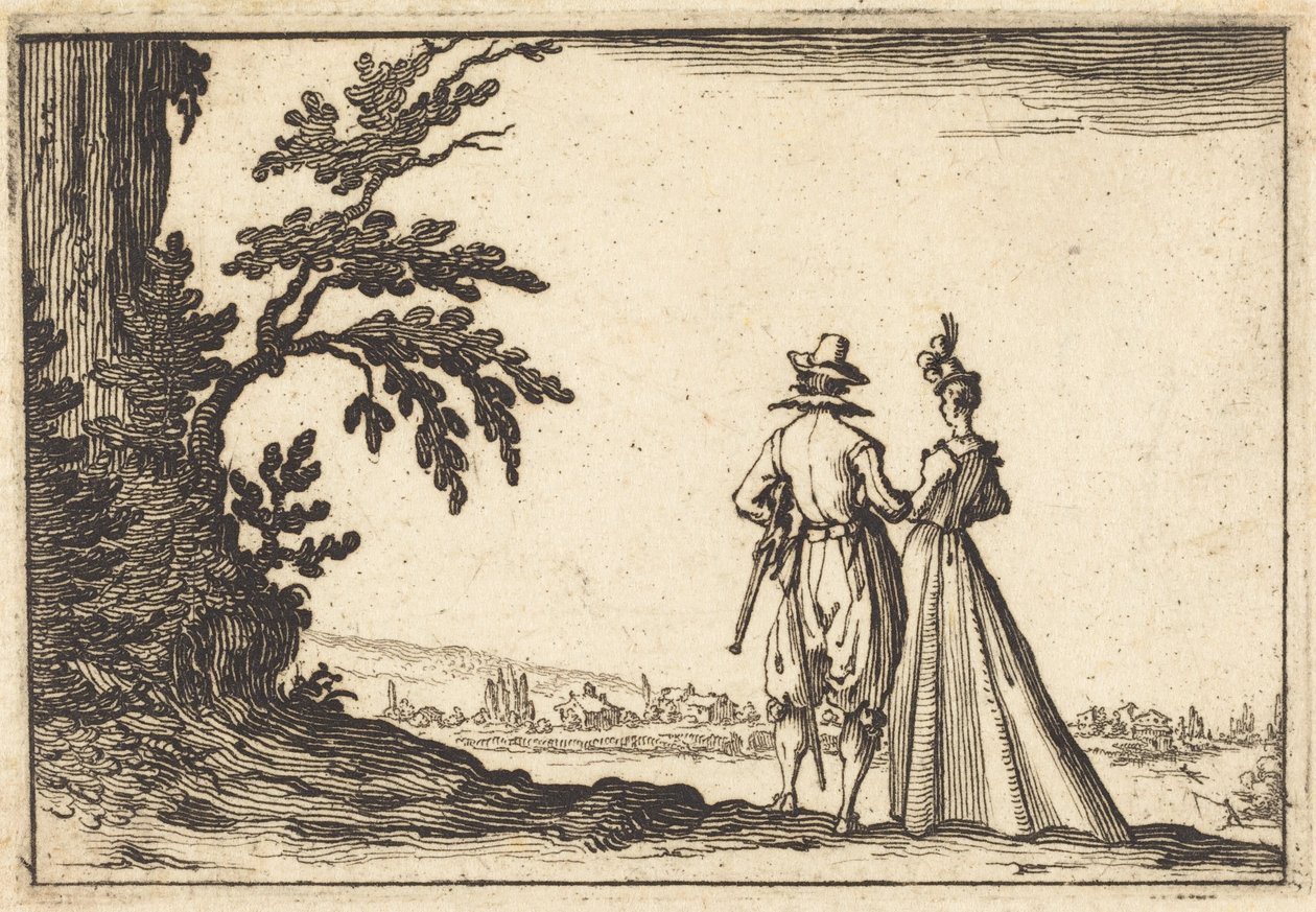 Promenada autorstwa Jacques Callot