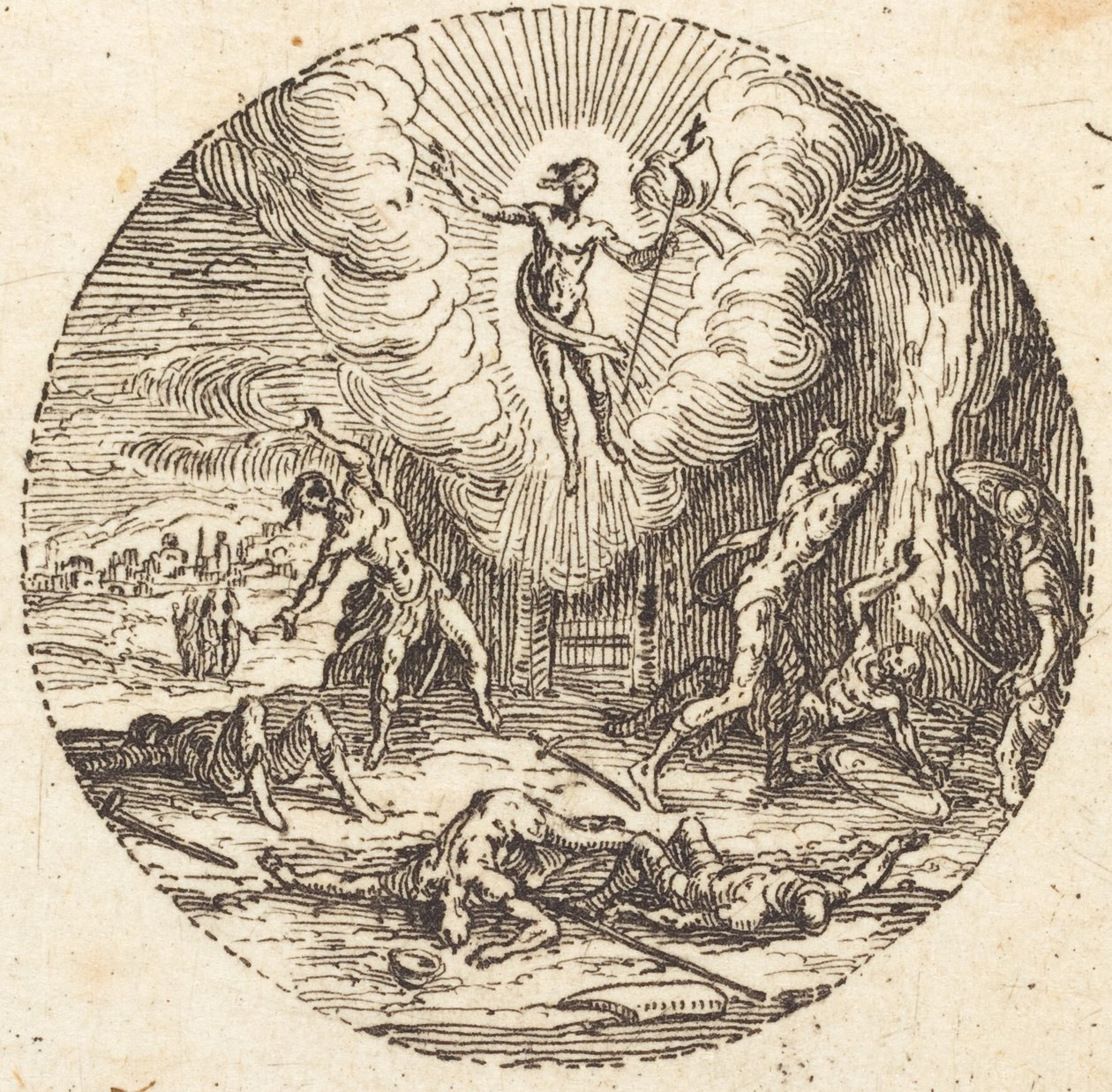 Zmartwychwstanie autorstwa Jacques Callot