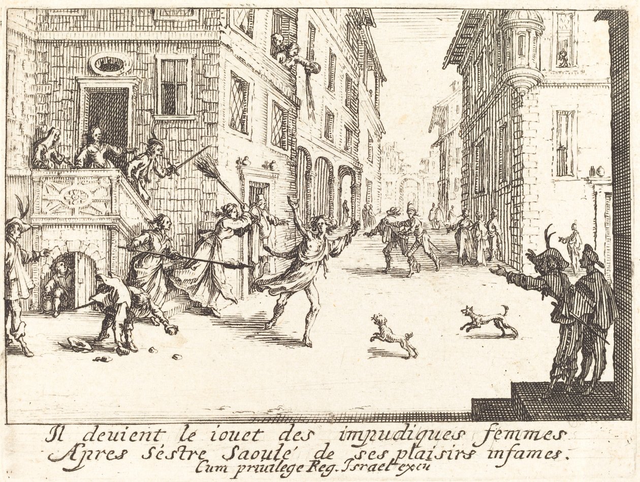 Ruiny autorstwa Jacques Callot