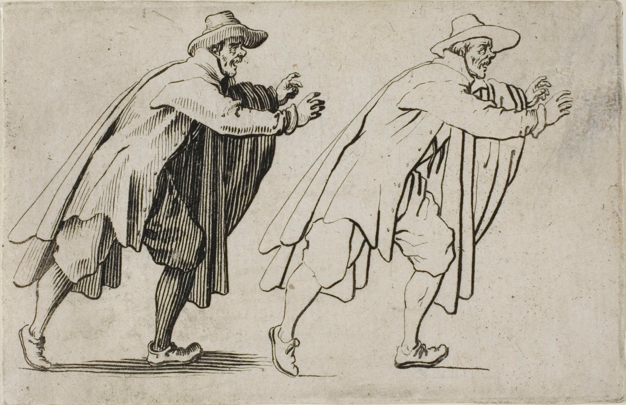 Uciekinier, z filmu Kaprysy autorstwa Jacques Callot