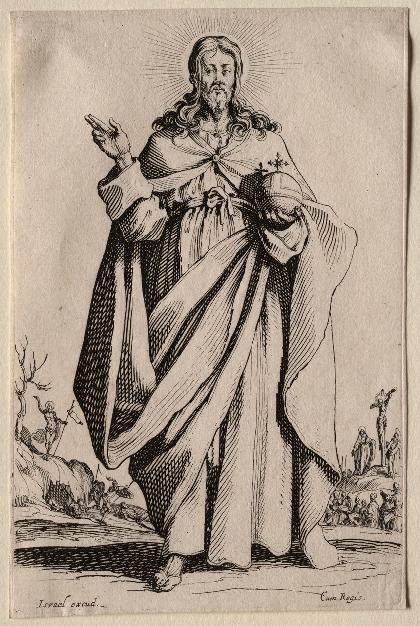 Zbawiciel. autorstwa Jacques Callot