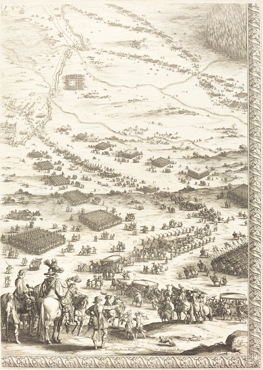 Oblężenie Bredy [tablica 6 z 6] autorstwa Jacques Callot