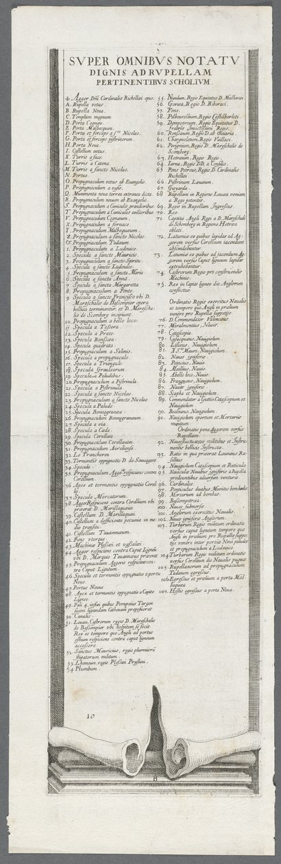 Oblężenie La Rochelle: tablica 13 autorstwa Jacques Callot