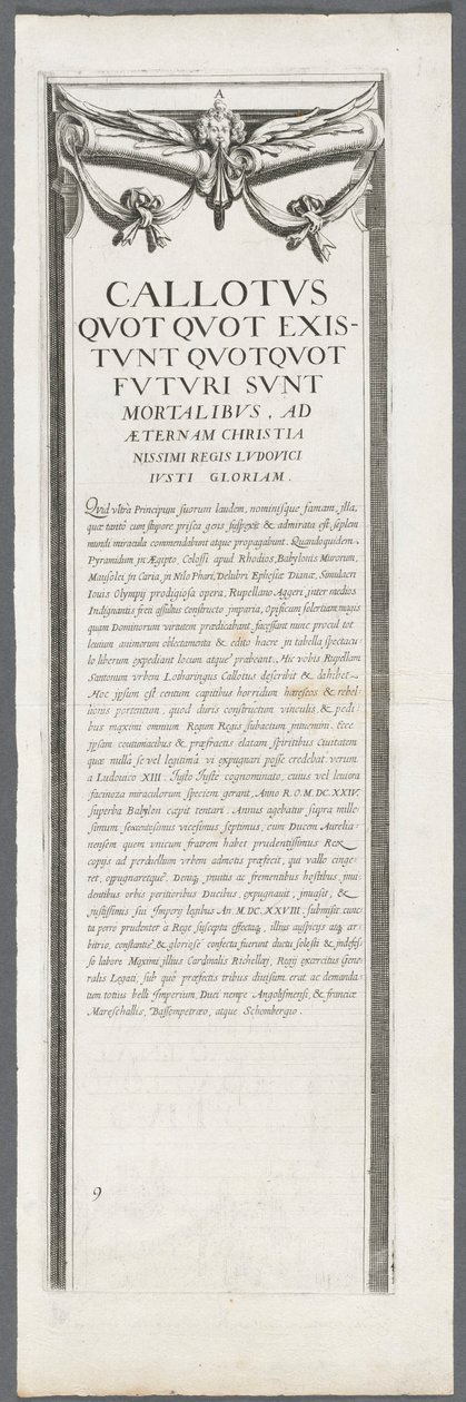 Oblężenie La Rochelle: plansza 8 autorstwa Jacques Callot