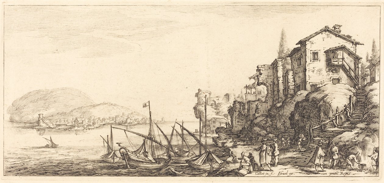 Mały port autorstwa Jacques Callot